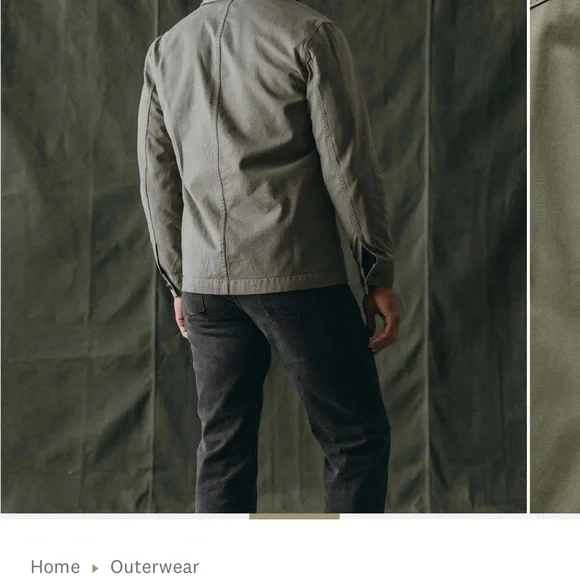 Taylor Stitch Men's Olive Ojai Jacket Medium 40 - Picture 3 of 7